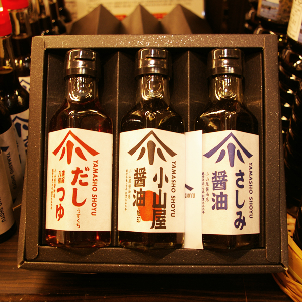 刺身醤油【スーベニアプロジェクト】Made in 石川：「小山屋醤油店の七尾セット」 